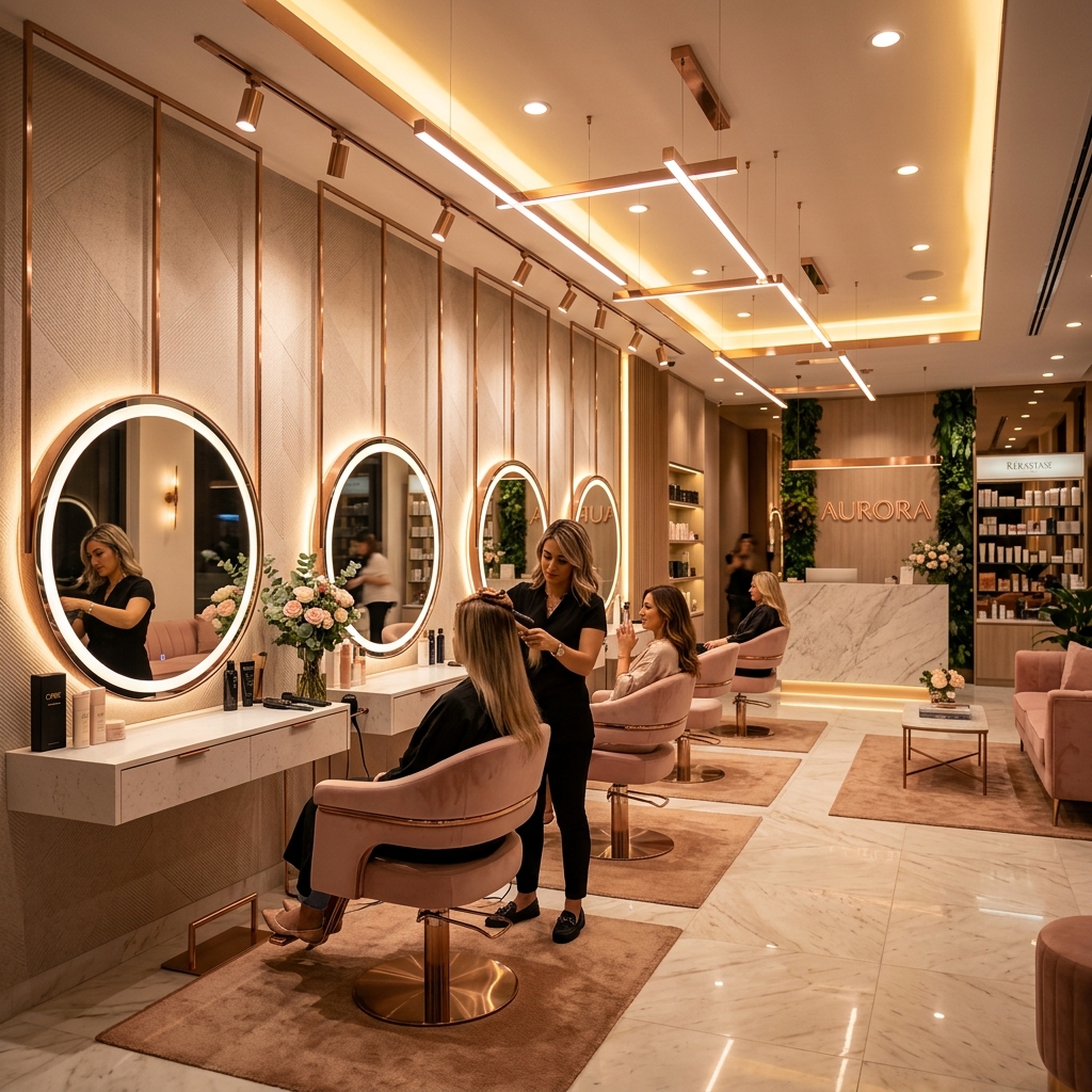 ECSTACY Professional Salon Premium Salon Interior
